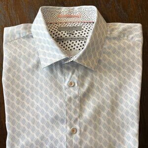Ted Baker London Button Up Shirt Mens Size S 6 Blue